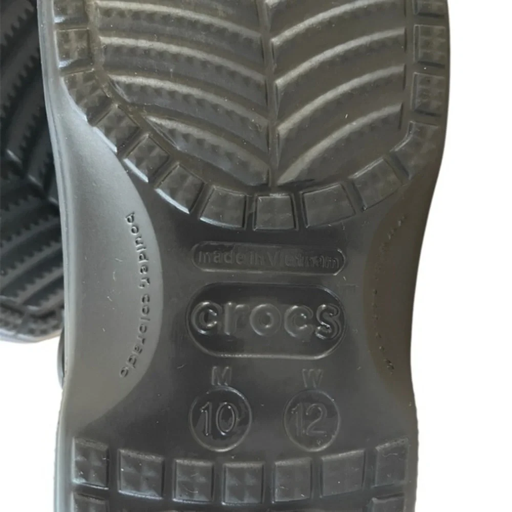 Crocs Classic Lined Slip On Clogs Shoes Sandals‎ Black Men’s 10-Women’s 12